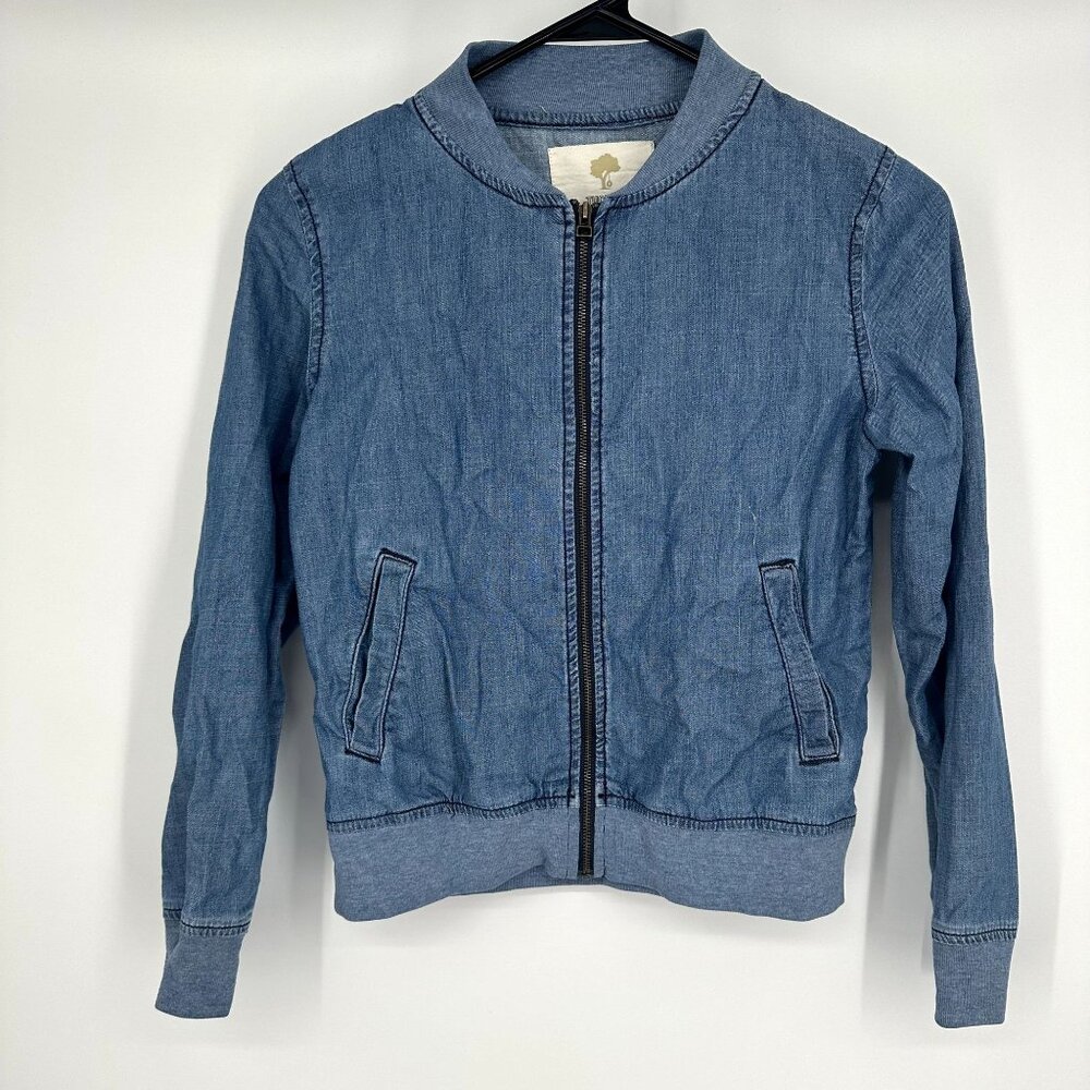 Tucker & Tate Zip‎ up Denim lightweight Jacket Size Large